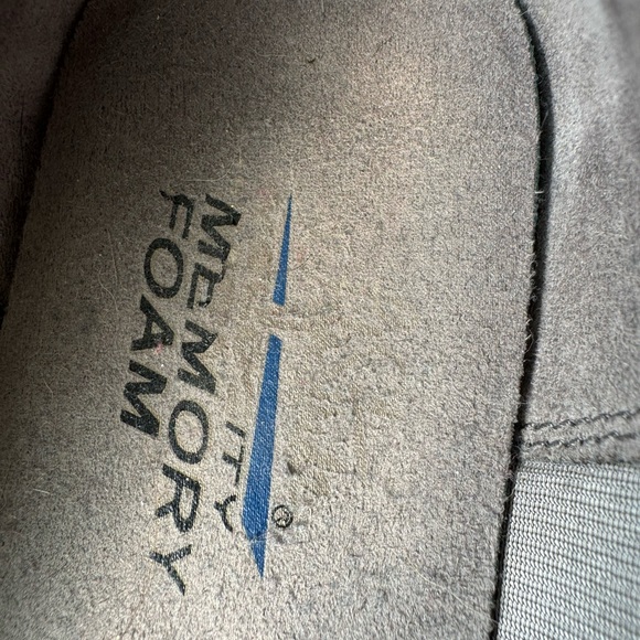 Life Stride Silver Buckle Black Loafers Flex Stride Memory Foam - Picture 6 of 9